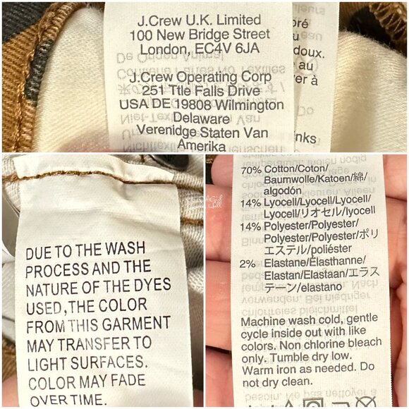 Madewell 10" High Rise Skinny Polka Dot Ankle Jeans Size 27 - Picture 4 of 5